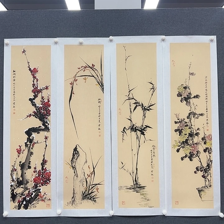 水彩书画作品多次