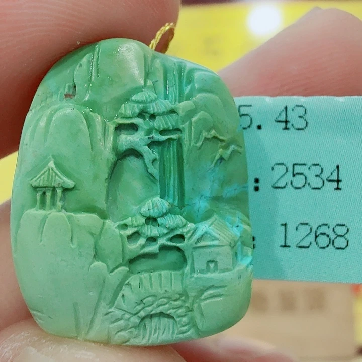 绿松石未镶嵌珠宝奇石