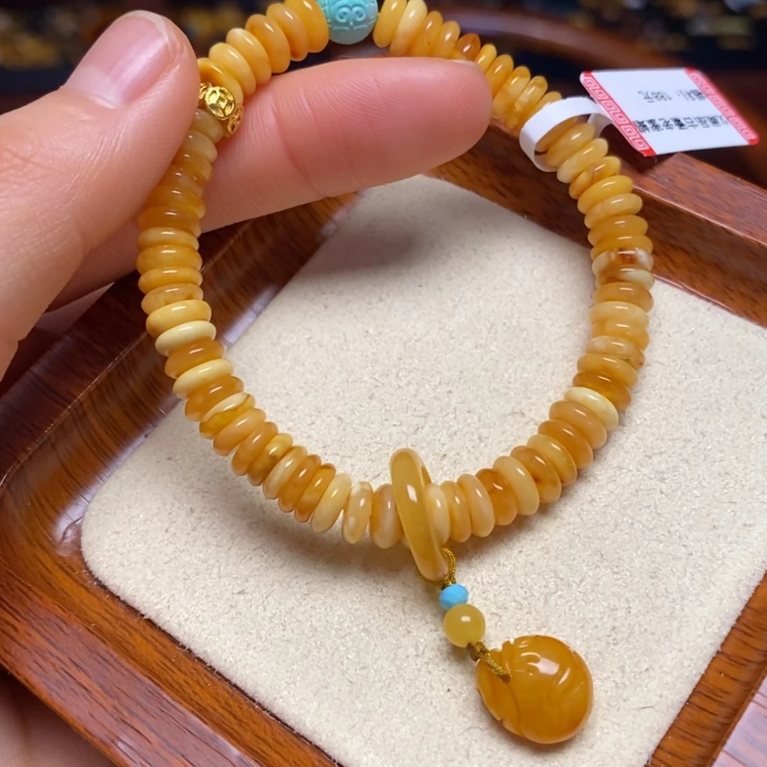 【闪购商品】蜜蜡手链未镶嵌手串