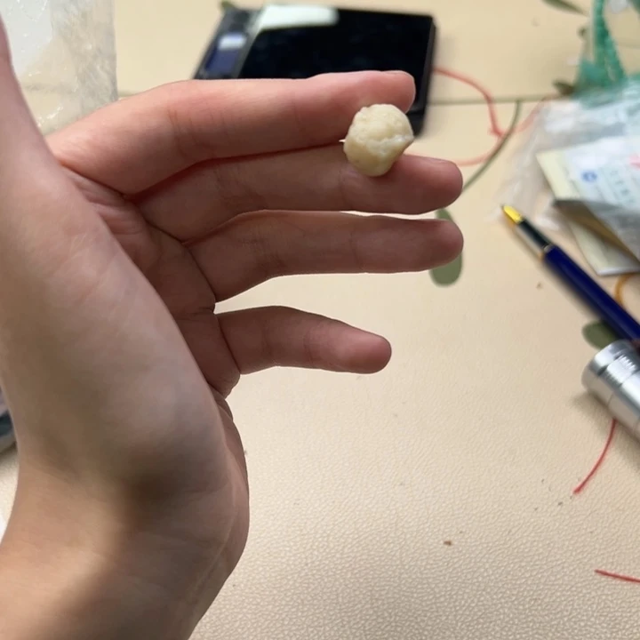 吊坠白玉菩提白色5373