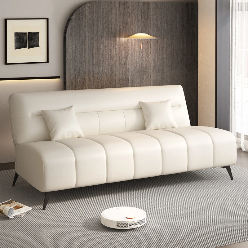 智隆猫爪皮沙发床折叠两用小户型客厅门店沙发公寓出租房简易沙发