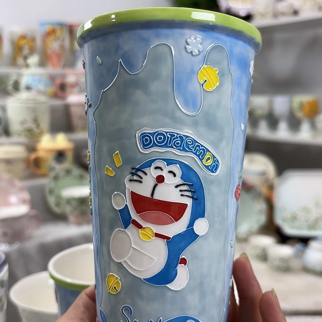 手绘高温釉下彩陶瓷