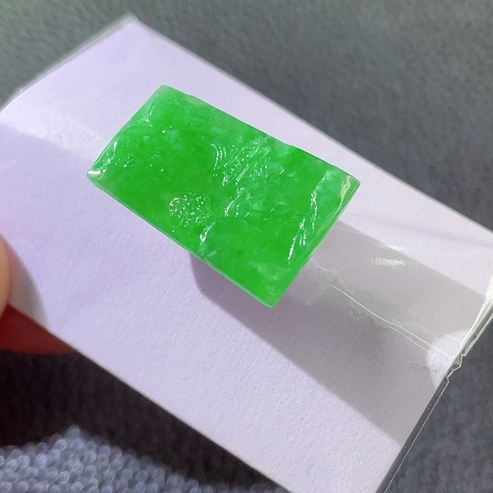 定制翡翠未镶嵌紫*翡翠