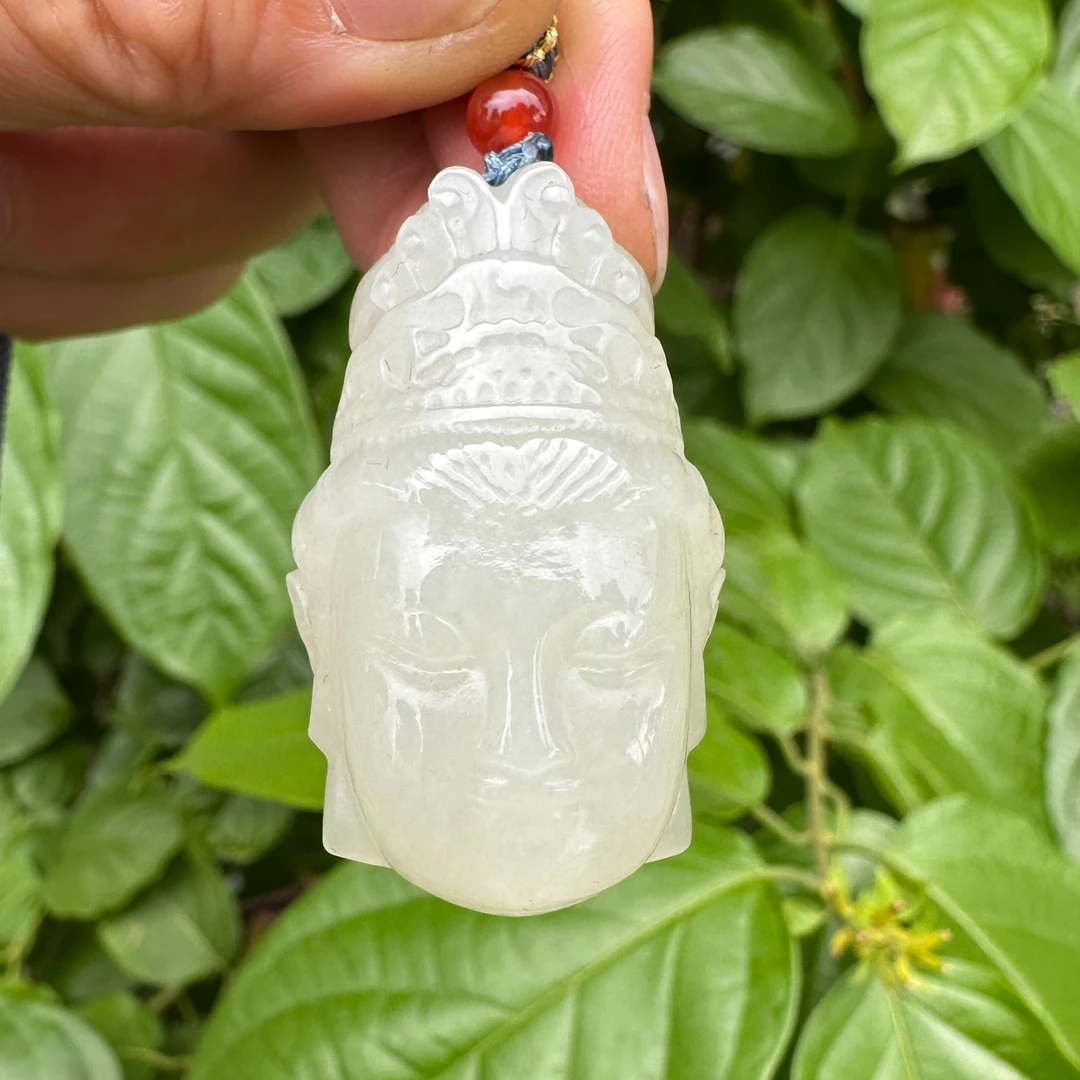 和田玉佛头尺寸39×25厚20