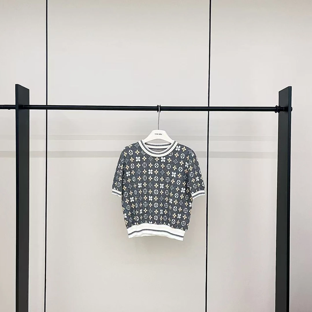 【奕涵推荐】5358 时尚休闲洋气套头圆领潮流女士针织衫