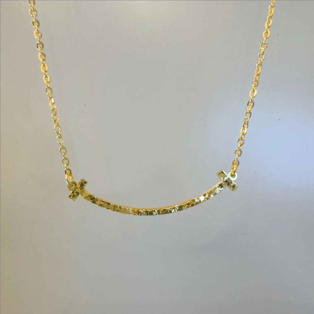 5G工艺足金999碎冰冰微笑套链