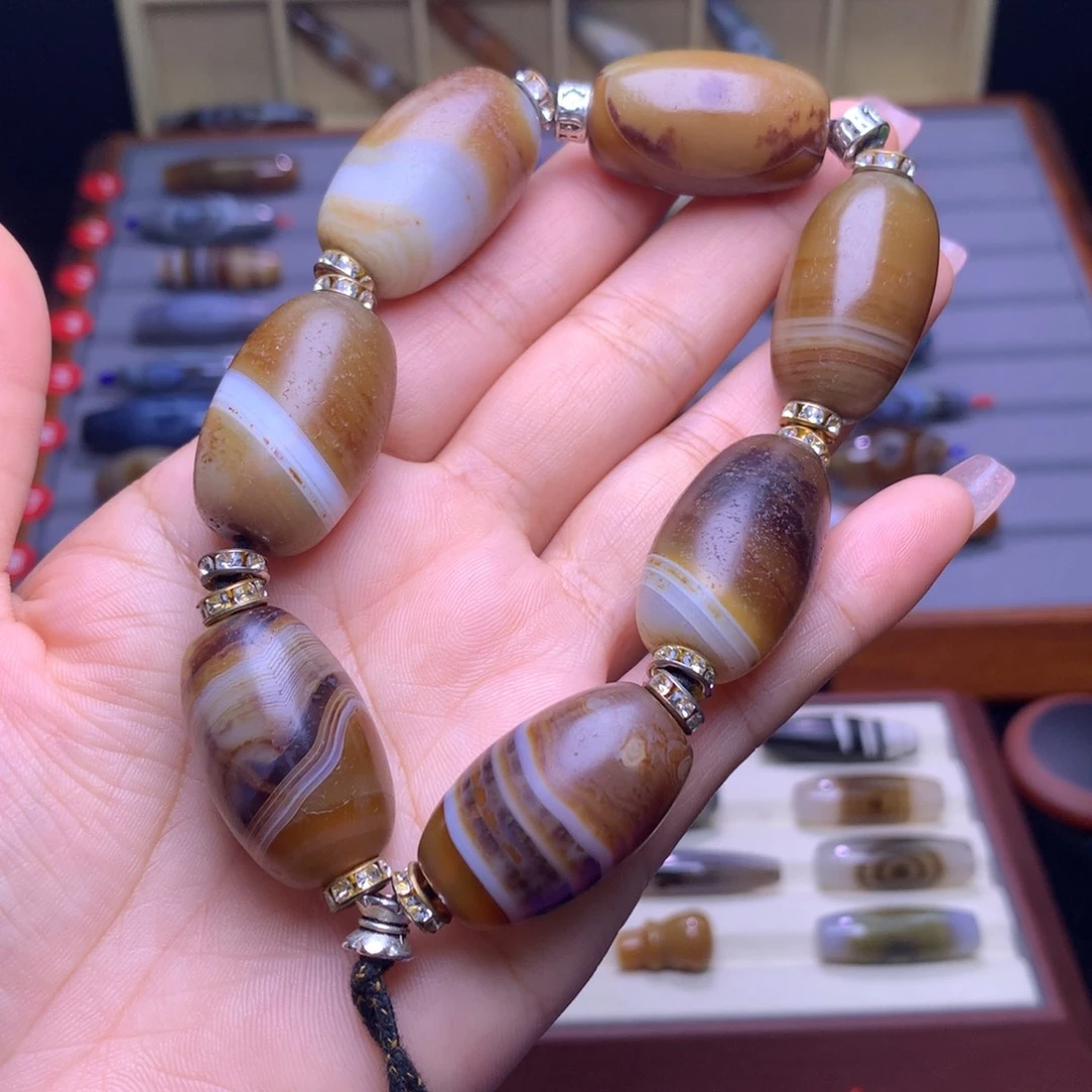 立***力玛瑙/玉髓未镶嵌颈饰