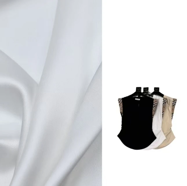 【3661】轻奢时尚百搭休闲经典女款高档无袖T恤气质夏季小众