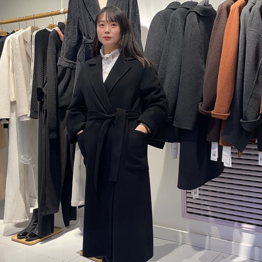 羊绒大衣女秋冬印象草原