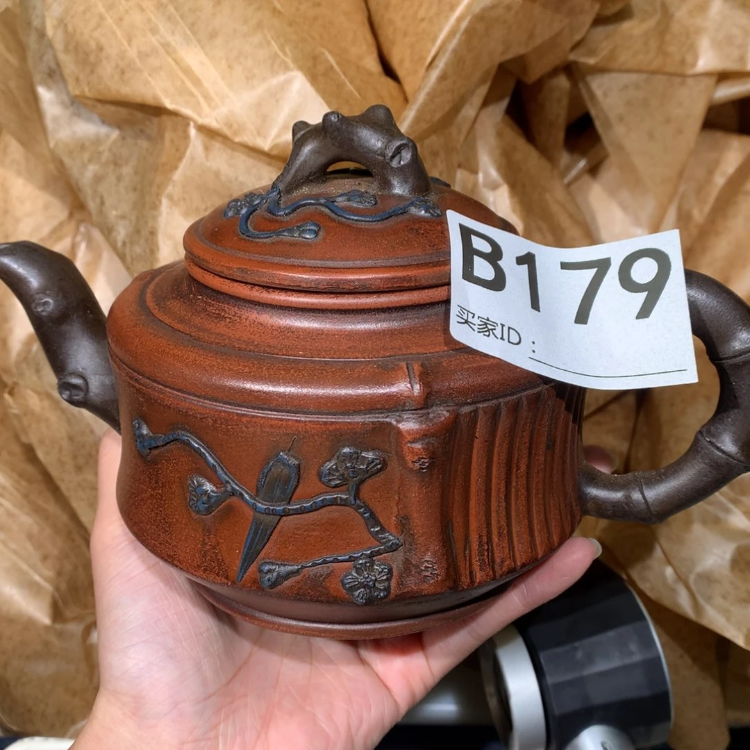 茶壶粗砂紫砂茶壶179