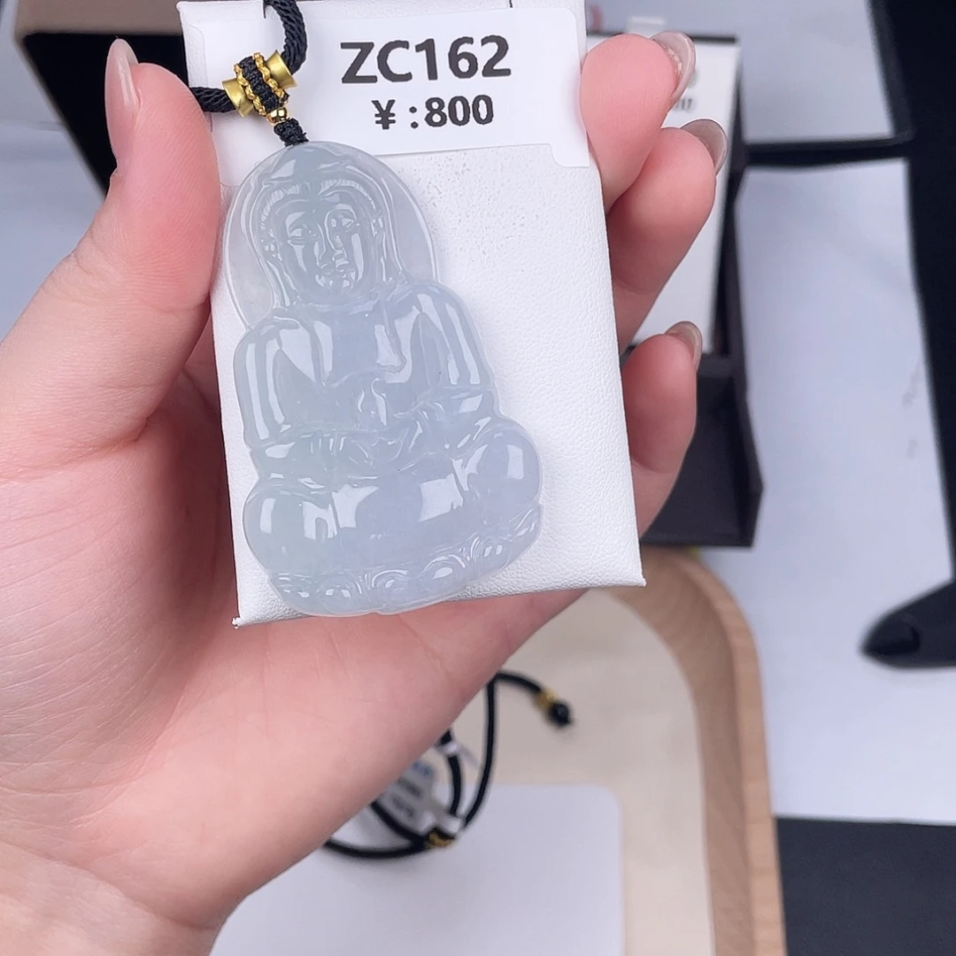 翡翠未镶嵌颈饰zc162