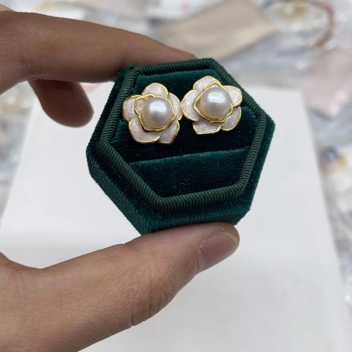 淡水珍珠银S925镶嵌颈饰18
