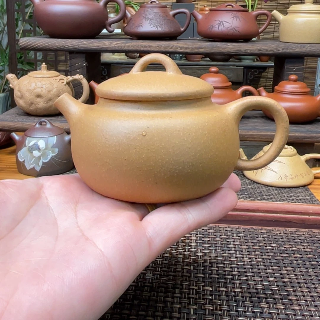 茶壶紫砂宜兴原矿紫砂手工制140