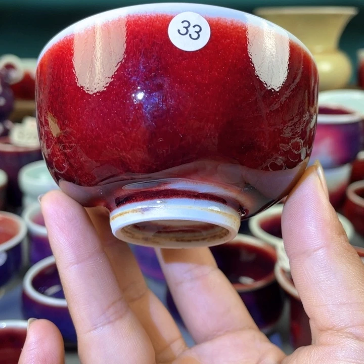 瓷片纯手工制作……微微瑕