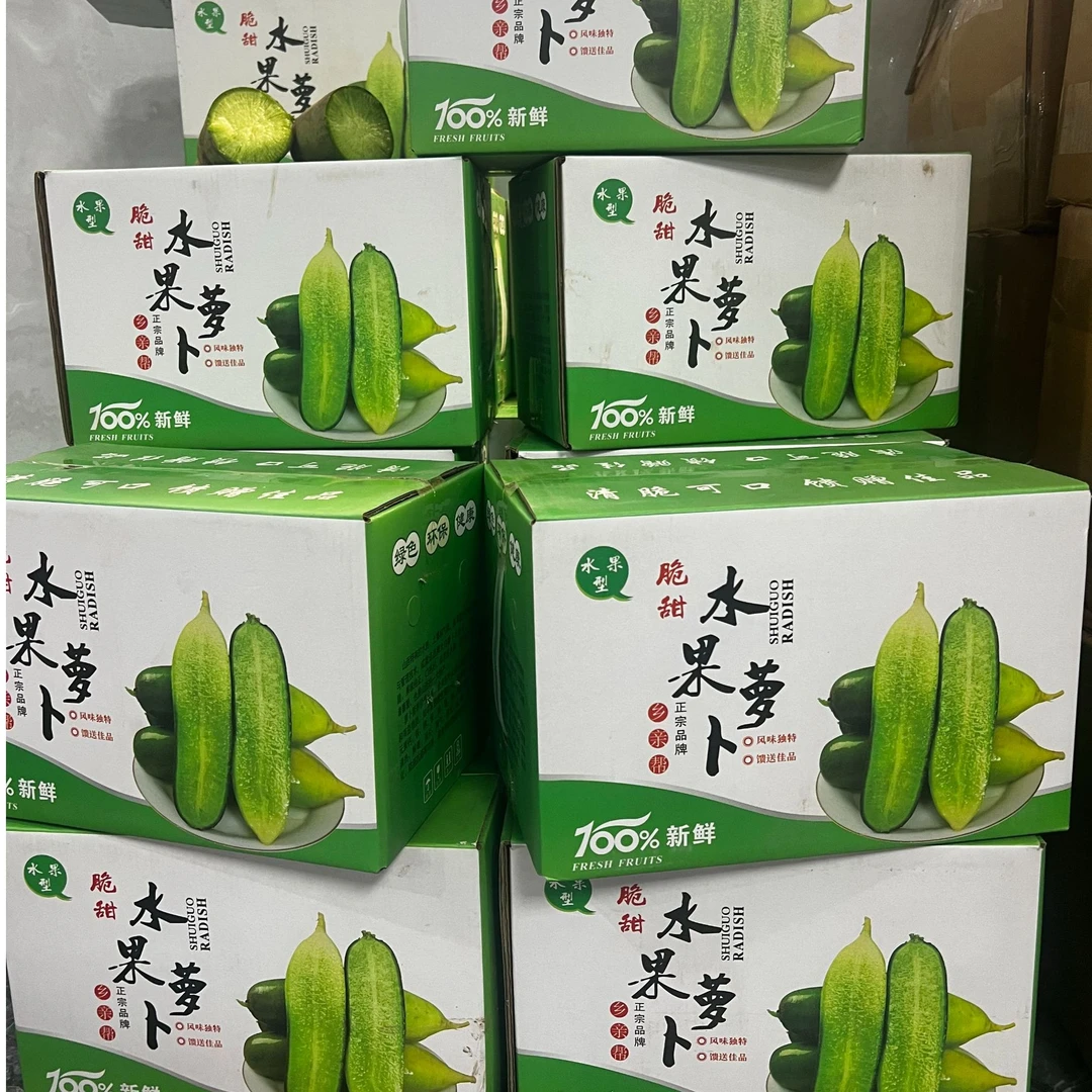 【琳琳爱生活】新鲜水果萝卜  甜脆青皮萝卜生吃水果萝卜