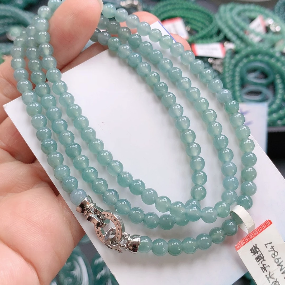 翡翠颈饰未镶嵌珠链卡5