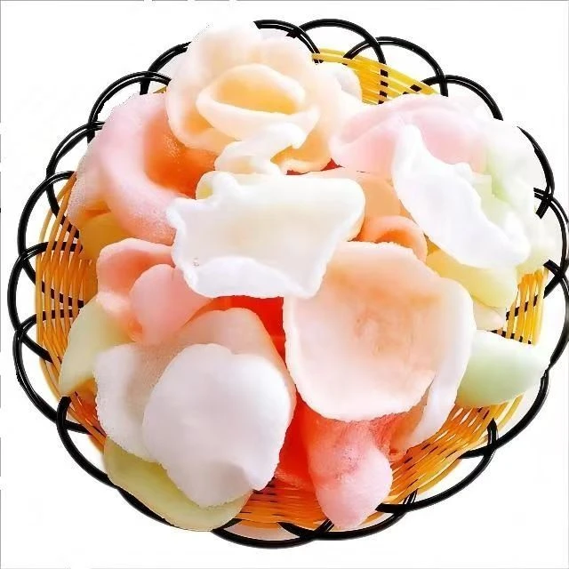 【二斤】大连虾片自己炸8090后怀旧零食网红炸虾片膨化大虾片H