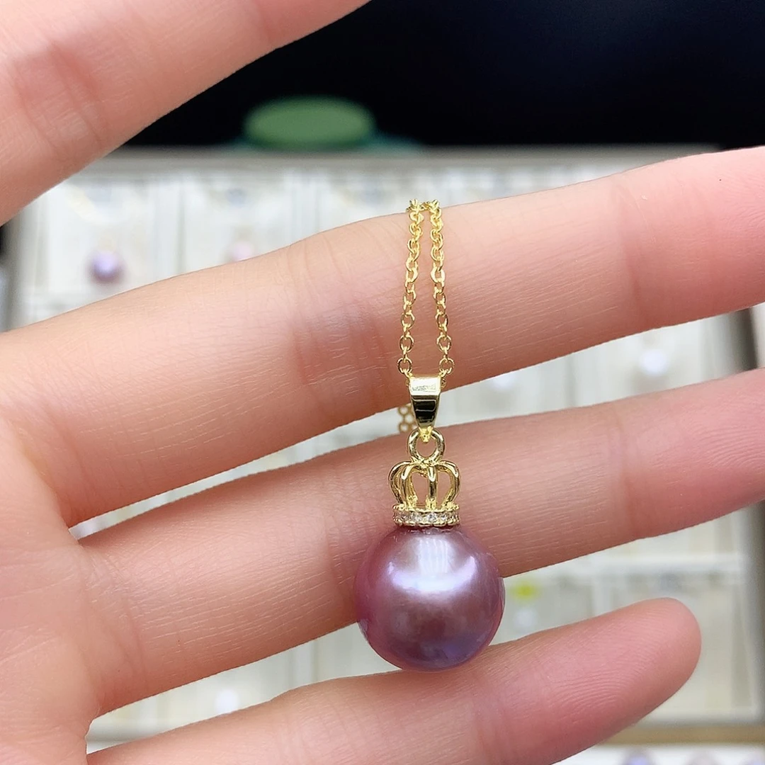 淡水珍珠颈饰合金