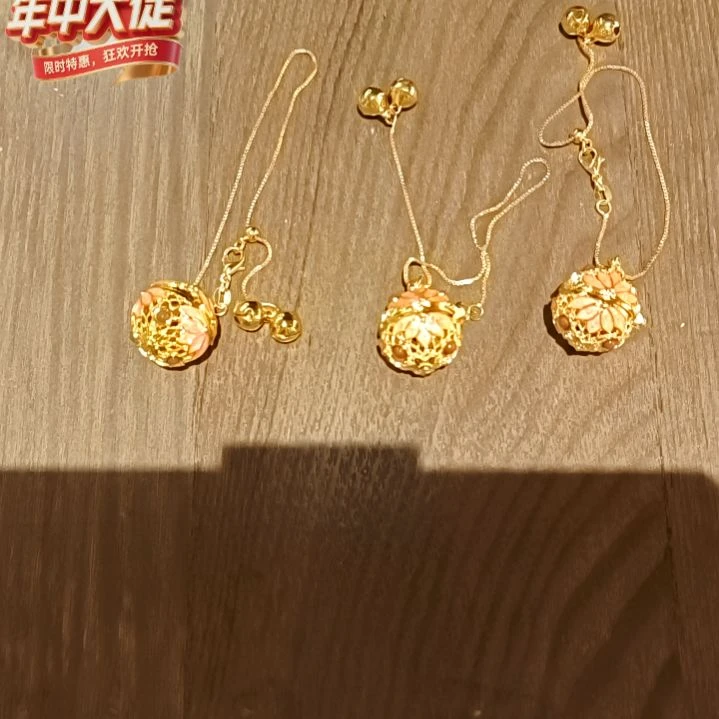 石英石铁合金玲珑球精致手链