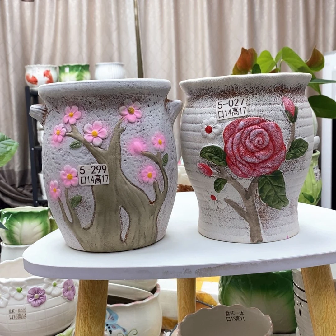 @夏西陶瓷花盆@@6027299