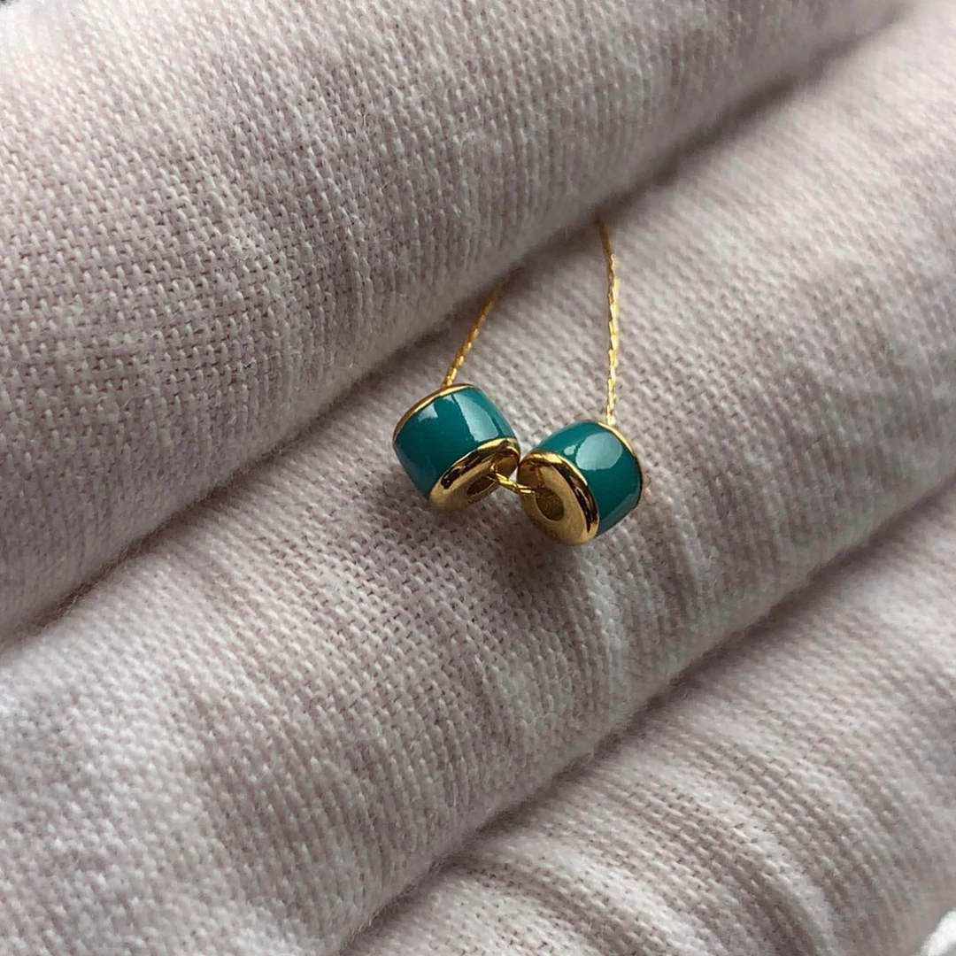 绿松石18K金镶嵌发饰