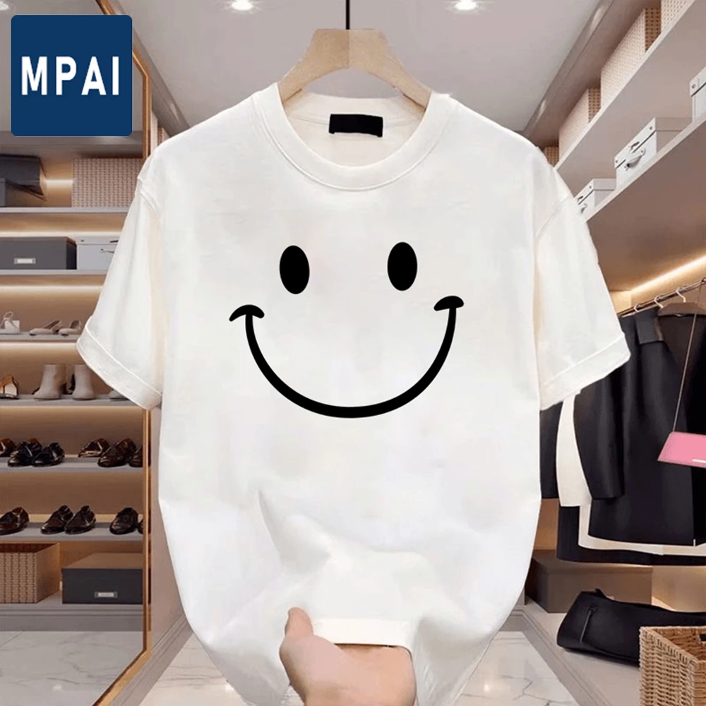 新款潮流宽松质感圆领短袖潮牌欧美风休闲运动T恤打底衫男女同款