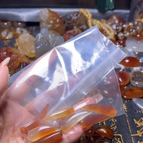 玛瑙/玉髓珠宝奇石未镶嵌一***鹤005