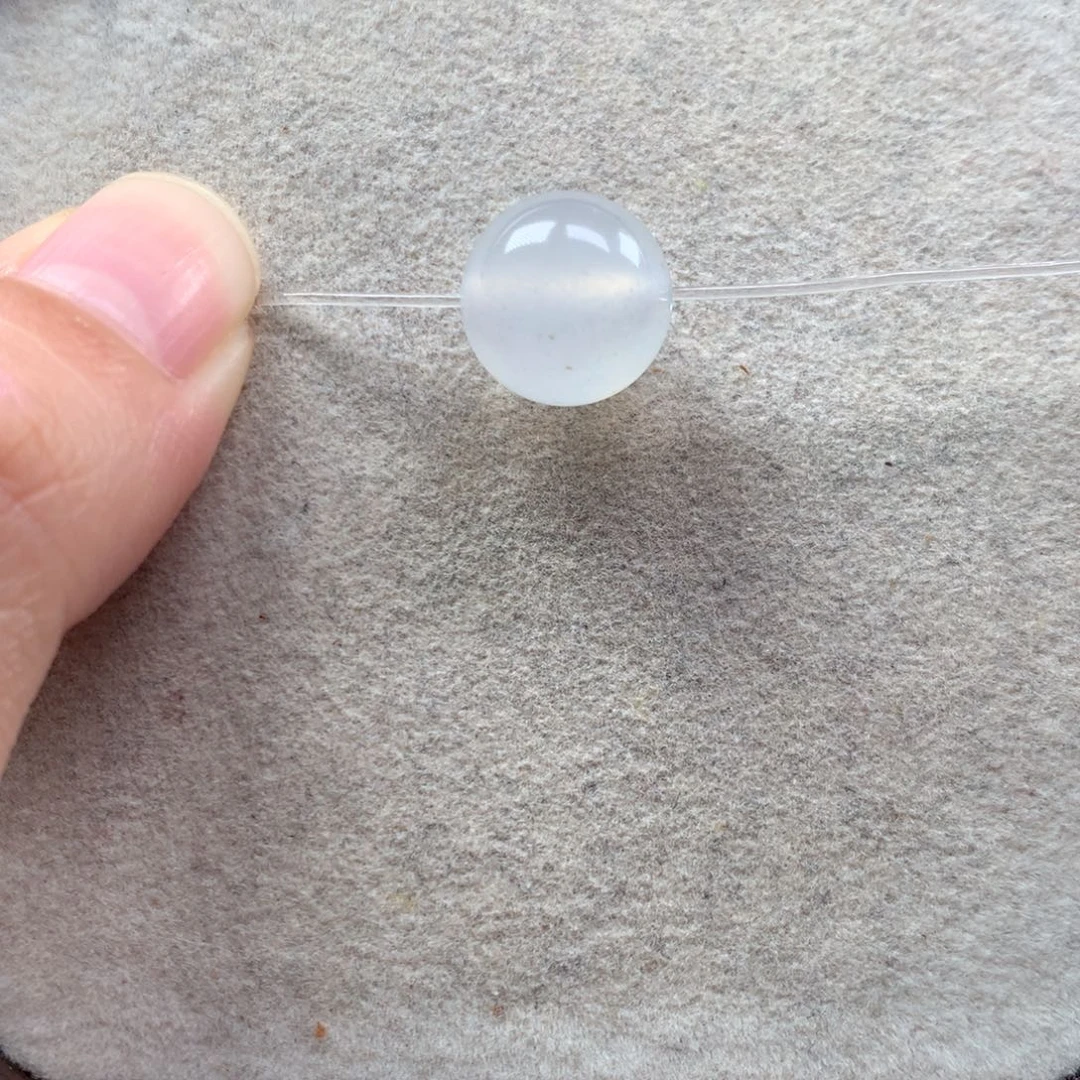 翡翠未镶嵌手链正冰