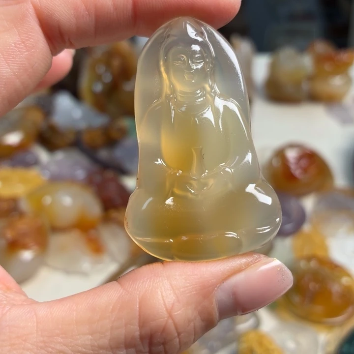 玛瑙/玉髓未镶嵌吊坠(不含链)