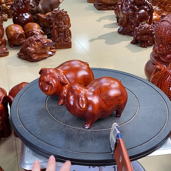 大果紫檀（缅甸花梨）缅甸花梨木猪15