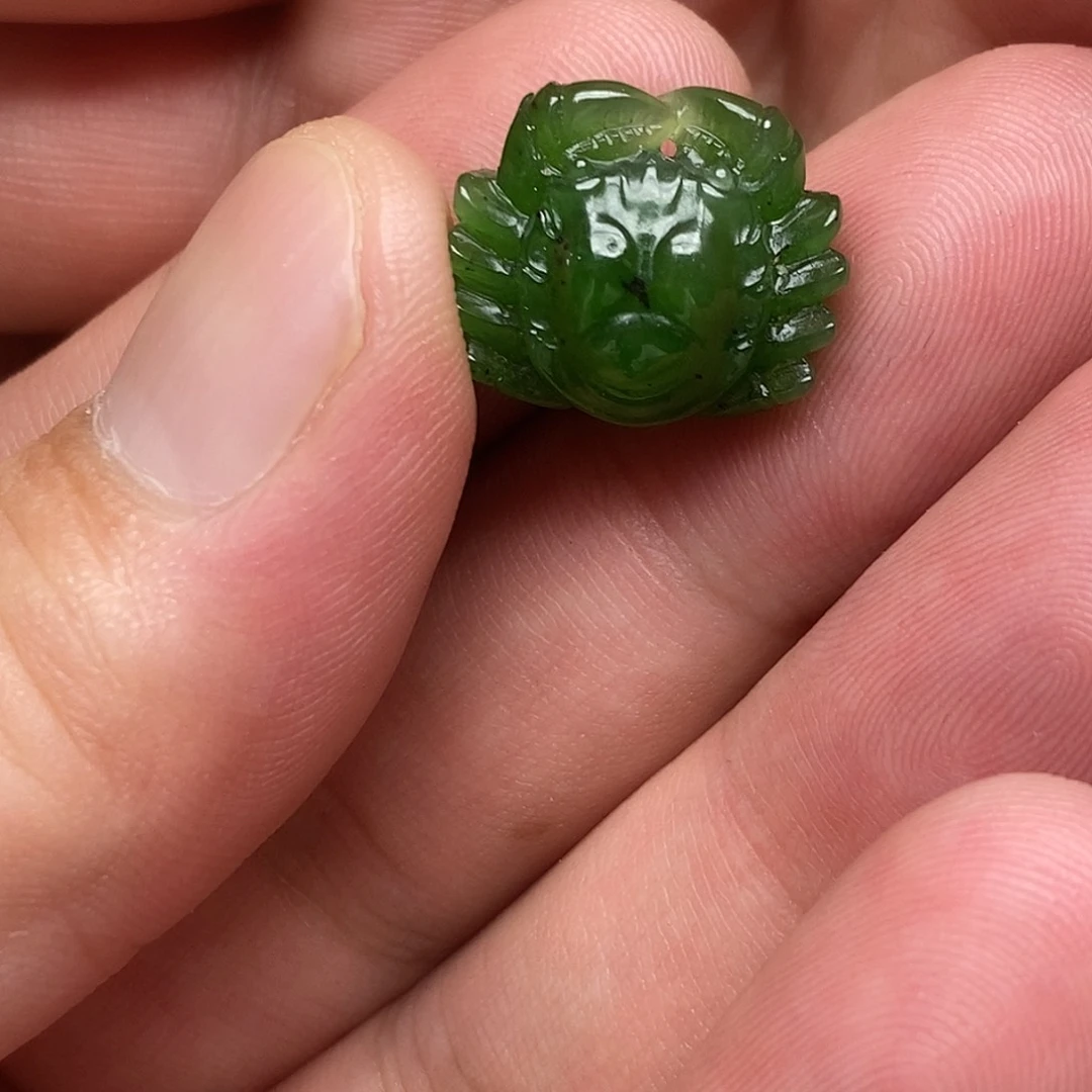 和田玉（碧玉）未镶嵌吊坠(不含链)