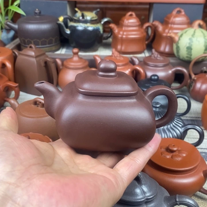 紫砂茶壶全手工传炉130-260cc原矿老紫泥特价