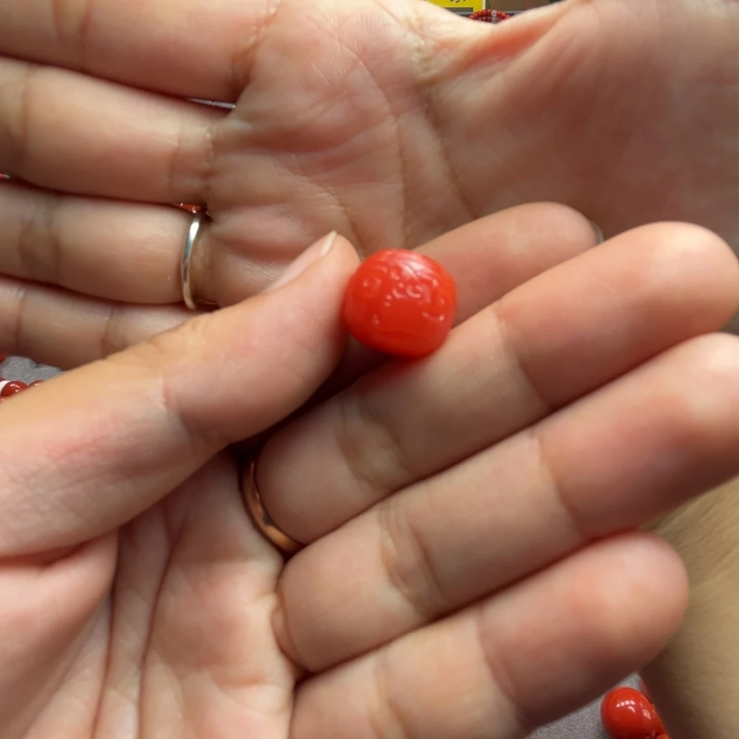 这***河南红玛瑙未镶嵌颈饰