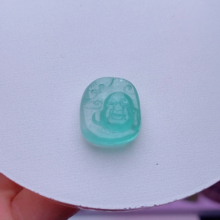 颈饰未镶嵌碧玺佛公吊坠yy