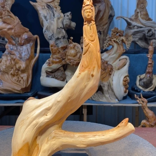 柏木（崖柏）根雕摆件