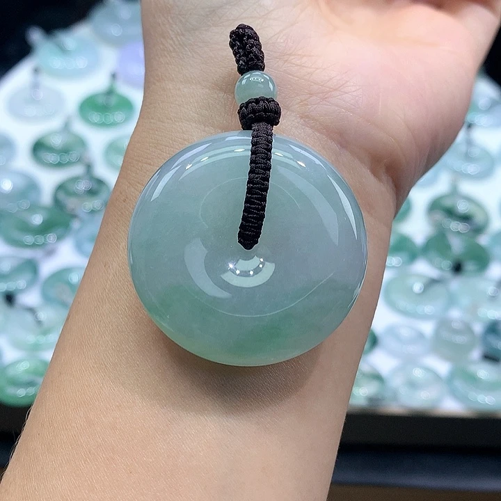 颈饰未镶嵌翡翠4尺寸37*10.6