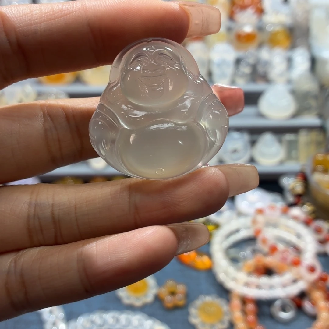 彭****玛瑙/玉髓未镶嵌吊坠(不含链)