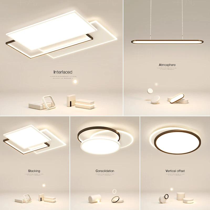 客厅灯吸顶灯简约现代卧室灯房间灯创意大气新款中山灯具灯饰全套