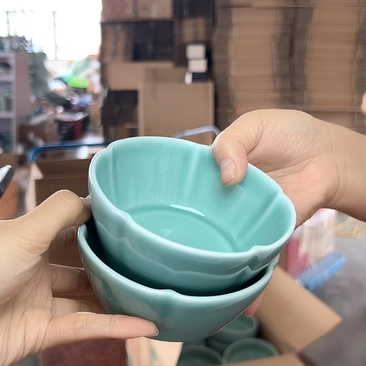 龙泉云间青瓷小米茶器