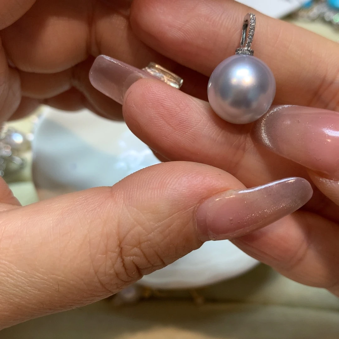 海水珍珠颈饰14K金镶嵌