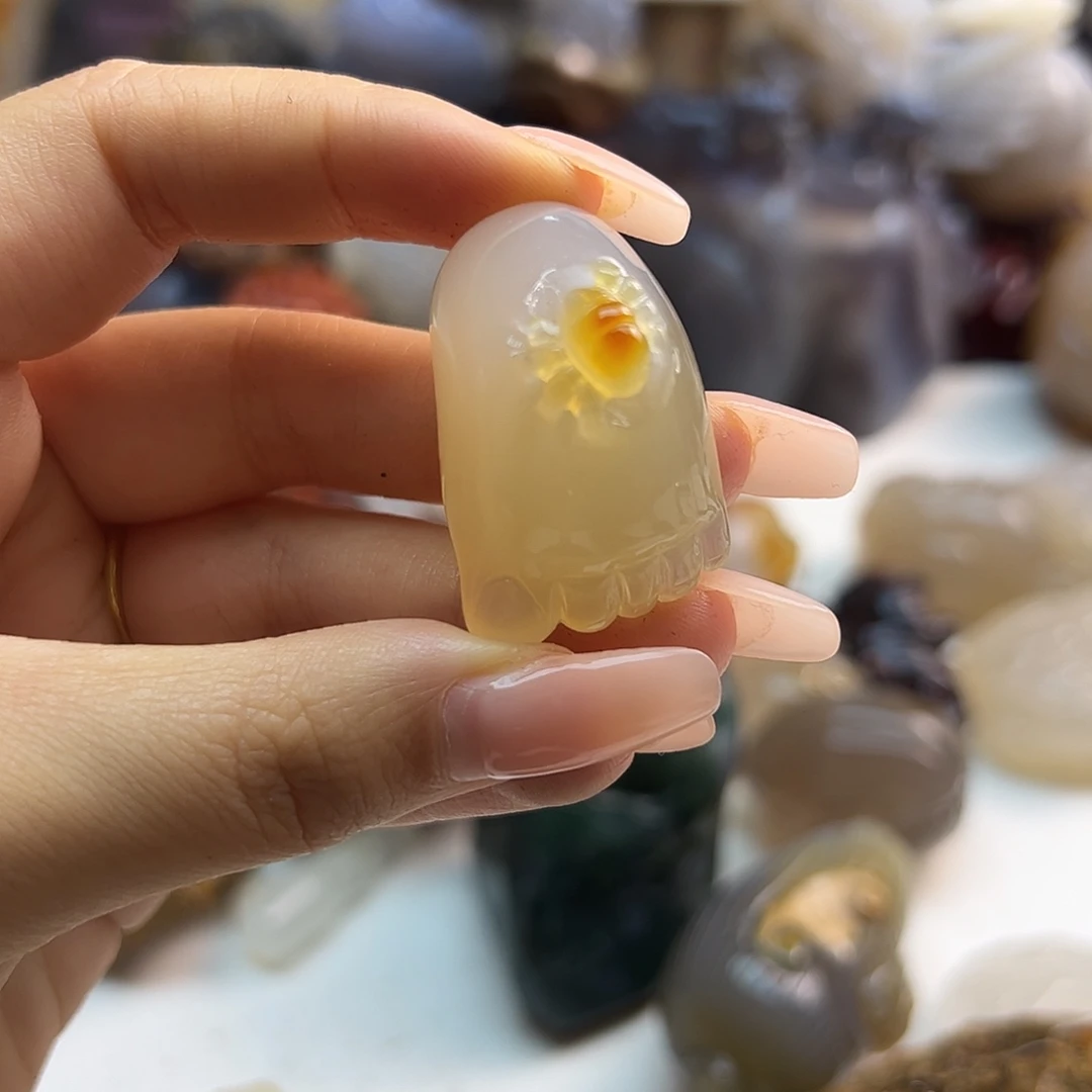 玛瑙/玉髓未镶嵌项链