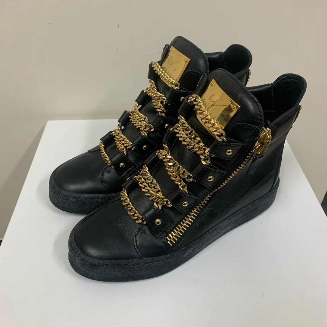 99新  【Giuseppe Zanotti】女士黑鞋 39.5码 X10954948