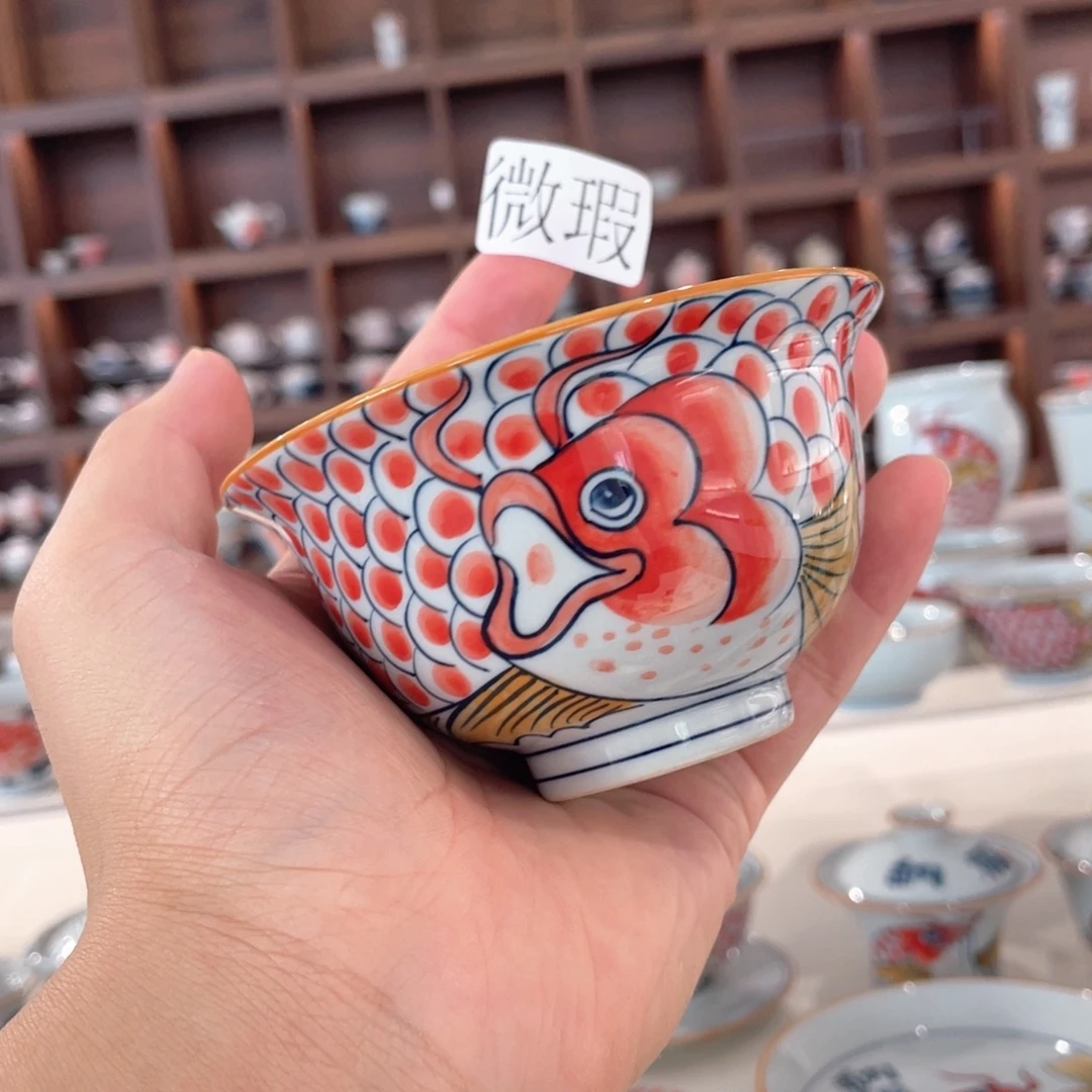 釉下彩纯手绘微瑕