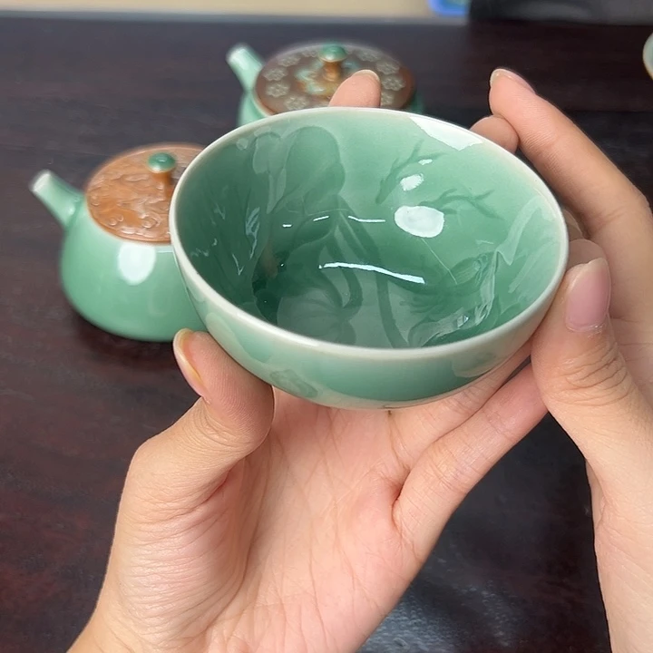 小米茶器龙泉云间青瓷