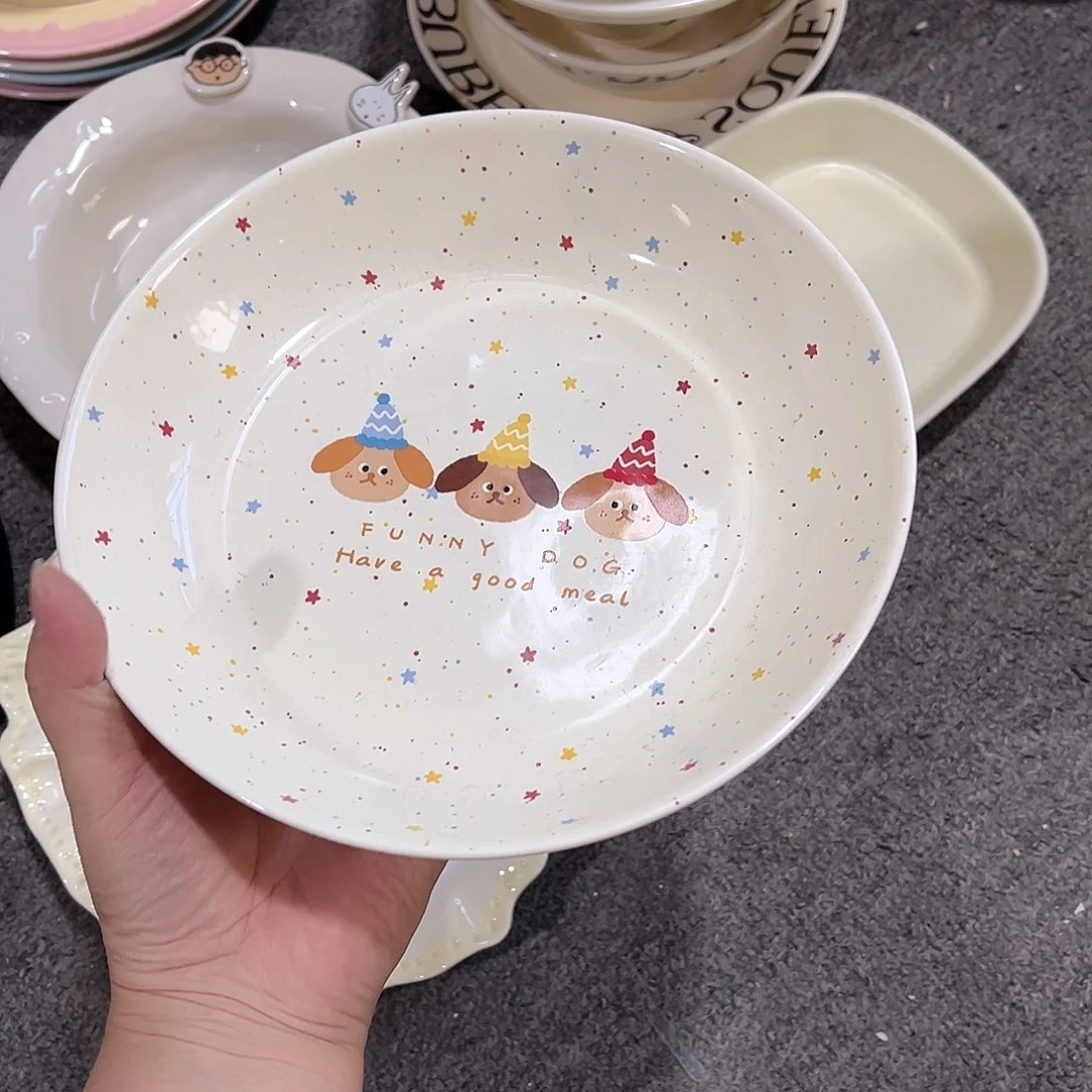 8寸深盘陶瓷餐具