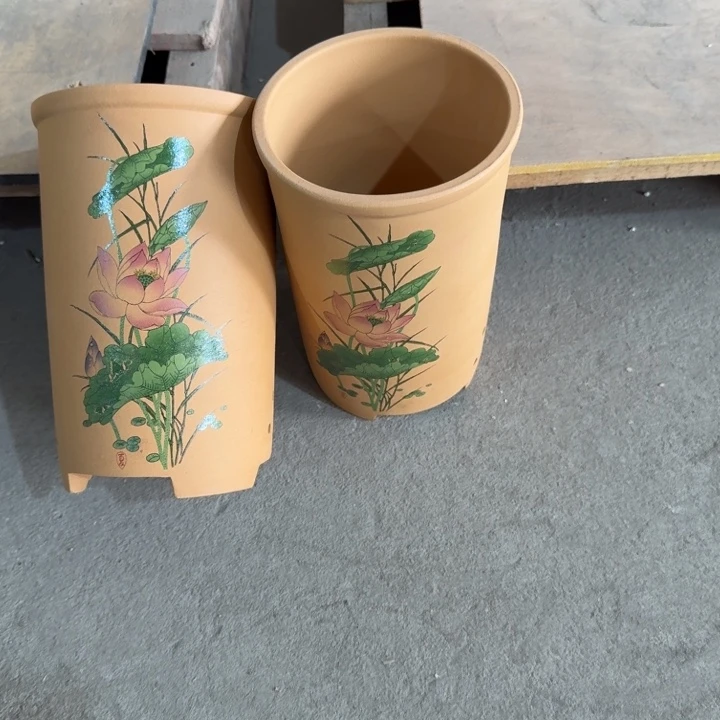 紫砂花盆 高度22口径14