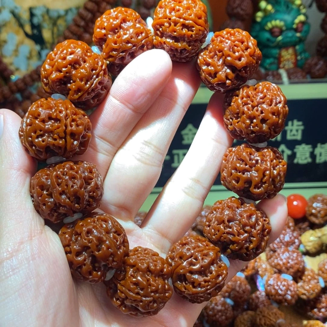 金刚菩提手串245玉化素。