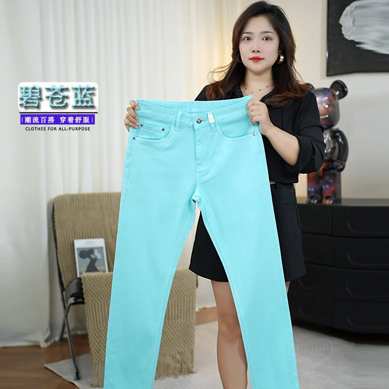 早秋清爽个性纯棉水洗男士牛仔裤2025新款修身欧版中腰弹力百搭装