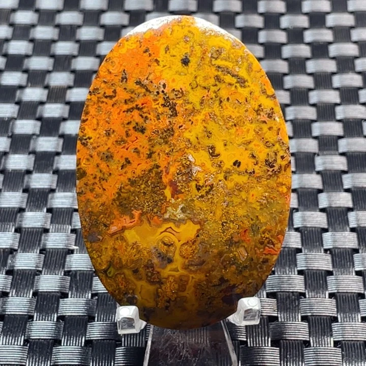 未镶嵌战国红单珠玛瑙/玉髓灰****发