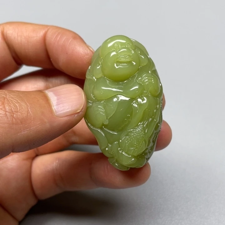 吊坠(不含链)未镶嵌和田玉千****情